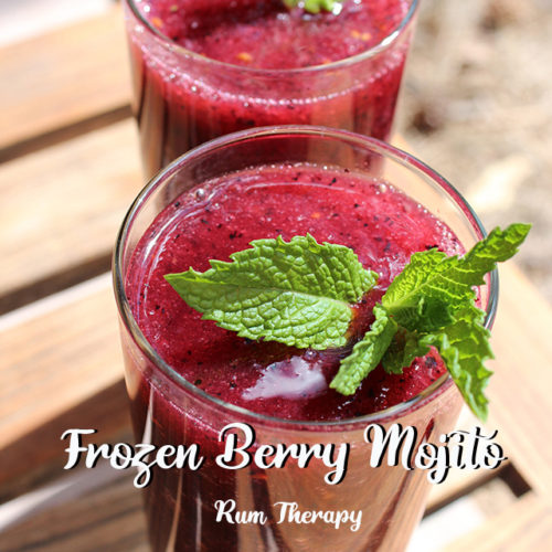 Frozen Berry Mojito | Rum Therapy