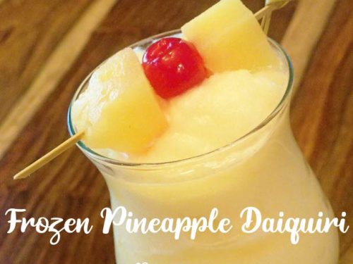 How to make a frozen pineapple daiquiri recipe